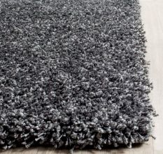 Elegant grey Shaggy Living Carpet